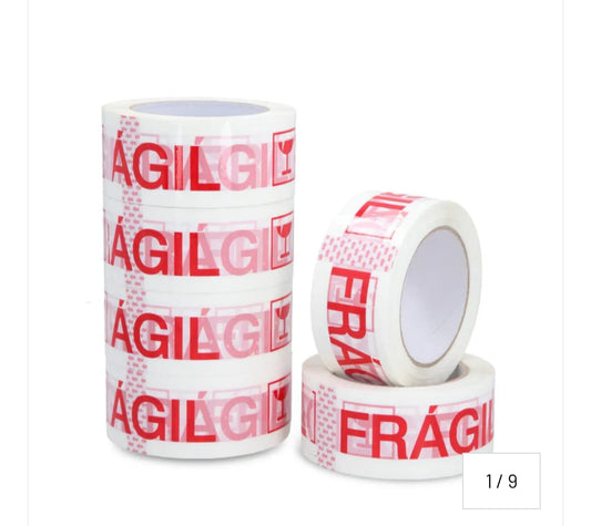 Pack 6 uni Cinta de Embalaje Frágil