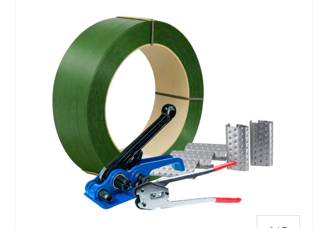Zuncho Plastico PET + Kit Enzunchador